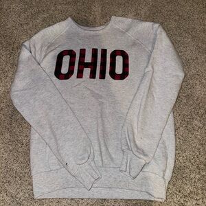 Homage Size Small Women’s Ohio gingham pattern Crewncek